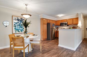 The arbors at breckinridge apartment homes separate dining area